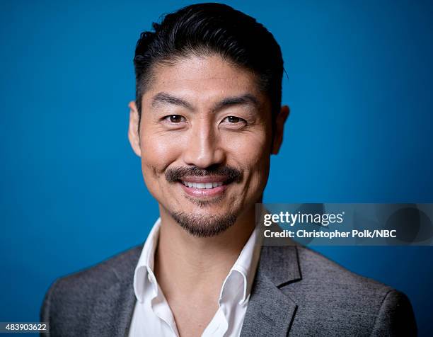 NBCUniversal Portrait Studio, August 2015 -- Pictured: Actor Brian Tee from "Chicago Med" poses for a portrait at the NBCUniversal Summer Press Day...