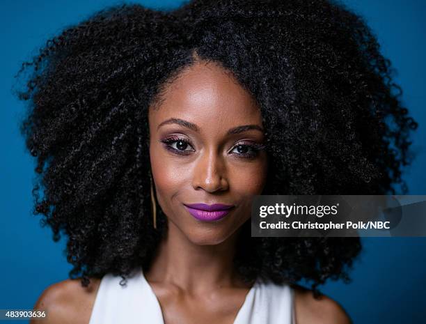 NBCUniversal Portrait Studio, August 2015 -- Pictured: Actor Yaya DaCosta from "The Player" poses for a portrait at the NBCUniversal Summer Press Day...