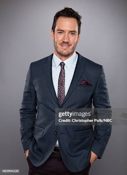 NBCUniversal Portrait Studio, August 2015 -- Pictured: Actor Mark-Paul Gosselaar from "Truth Be Told" poses for a portrait at the NBCUniversal Summer...