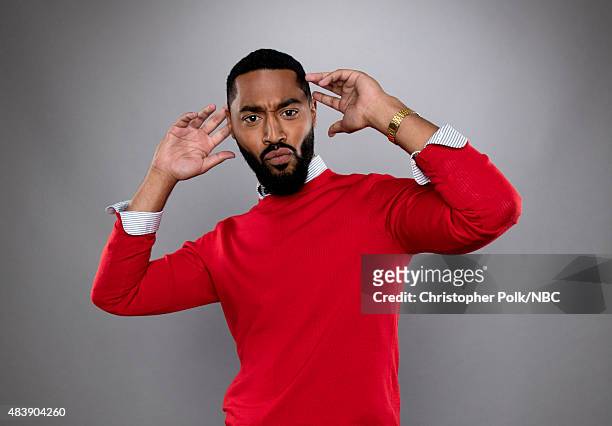 NBCUniversal Portrait Studio, August 2015 -- Pictured: Actor Tone Bell from "Truth Be Told" poses for a portrait at the NBCUniversal Summer Press Day...