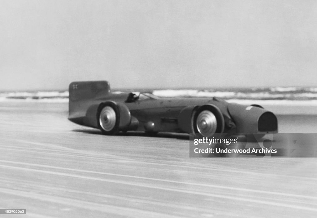 Campbell's Bluebird At Daytona