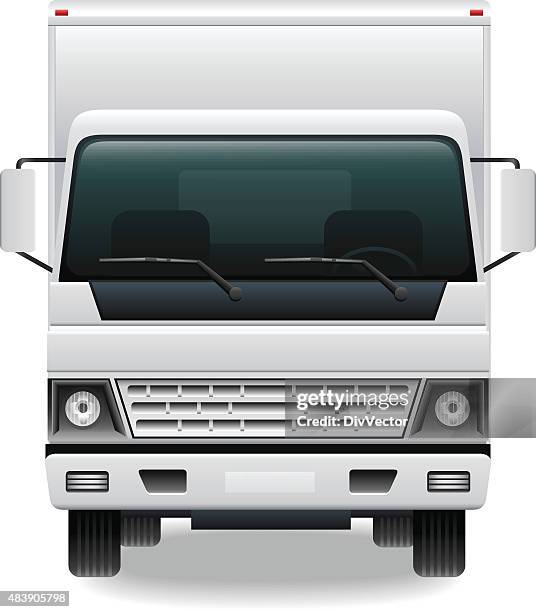 cargo-truck - trucker stock-grafiken, -clipart, -cartoons und -symbole