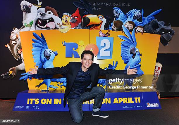 Director Carlos Saldanha to introduce "Rio 2" as opening film of 2014 TIFF Kids Film Festival at the TIFF Bell Lightbox on April 10, 2014 in Toronto,...