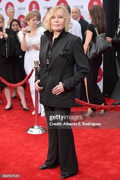 Actress Kim Novak attends the opening night gala screening of "Oklahoma!" during the 2014 TCM Classic Film Festival at TCL Chinese Theatre on April...