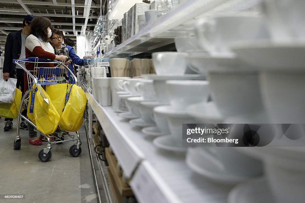 Inside Ikea Store As The Company Opened First Store In Tokyo