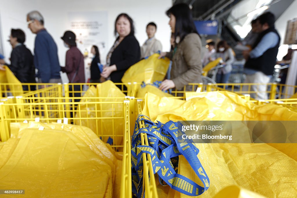 Inside Ikea Store As The Company Opened First Store In Tokyo