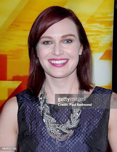 Actress Alicia Malone attends the Hollyshorts 11th Annual Opening Night Celebration at TCL Chinese 6 Theatres on August 13, 2015 in Hollywood,...