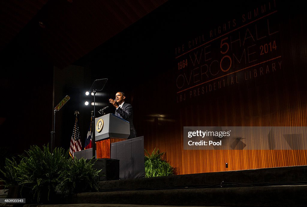 LBJ Presidential Library Hosts Summit Marking 50 Years Since Civil Rights Act Of 1964