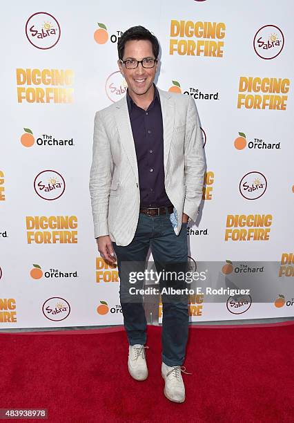 Actor Dan Bucatinsky attends the premiere of "Digging for Fire" at The ArcLight Cinemas on August 13, 2015 in Hollywood, California.