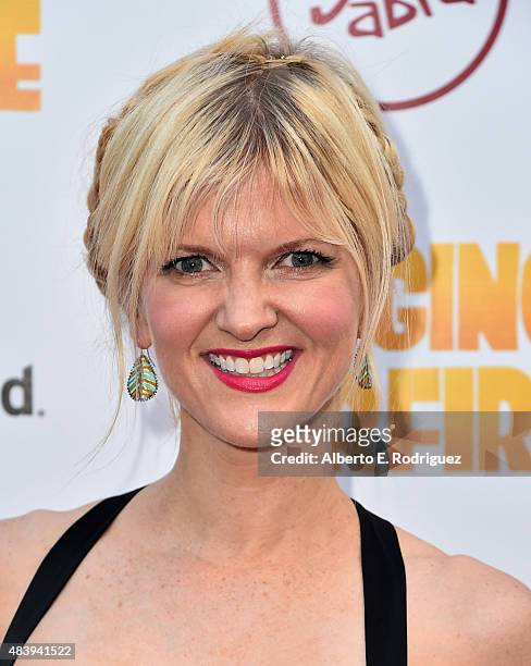 Actress Arden Myrin attends the premiere of "Digging for Fire" at The ArcLight Cinemas on August 13, 2015 in Hollywood, California.