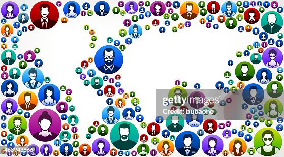 World Map People Faces Community and Communication Pattern. World Map People Faces Community and Communication Pattern.