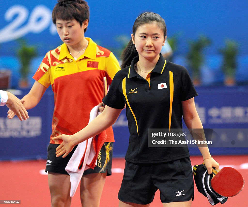 Table Tennis - Gaunzhou Asian Games - Day 8