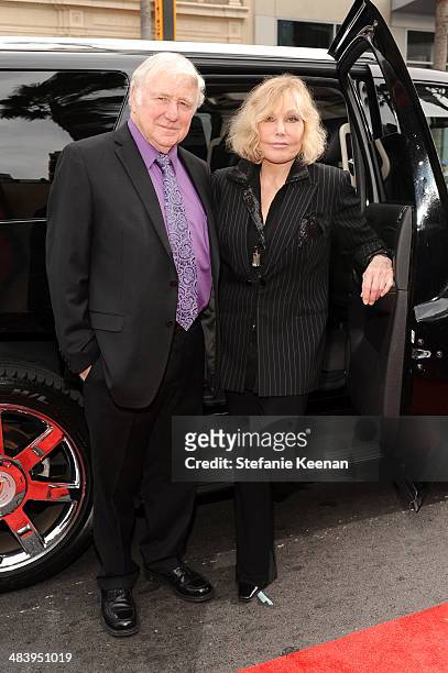 Actress Kim Novak and Robert Malloy attend the opening night gala screening of "Oklahoma!" during the 2014 TCM Classic Film Festival at TCL Chinese...
