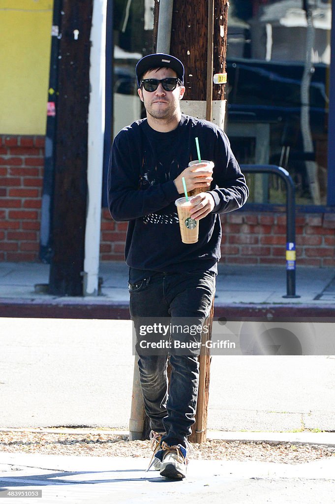 Celebrity Sightings In Los Angeles - April 10, 2014