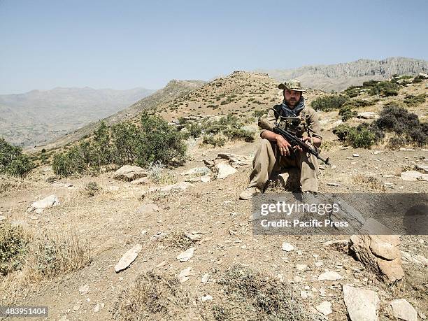 Ryan O'leary, a 28 years old American volunteer member of PDKI during training. He joined as volunteer with PDK-I in the north of Iran at the border...