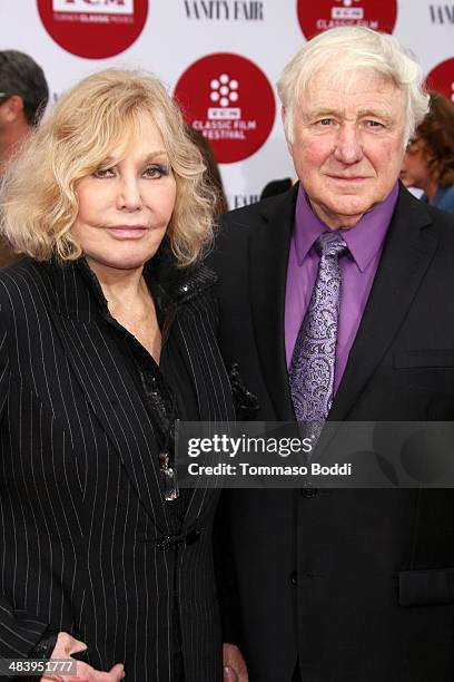 Actress Kim Novak and Robert Malloy attend the 2014 TCM Classic Film Festival opening night gala and world premiere of the restoration of "Oklahoma!"...