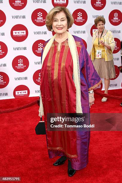 Actress Diane Baker attends the 2014 TCM Classic Film Festival opening night gala and world premiere of the restoration of "Oklahoma!" held at the...