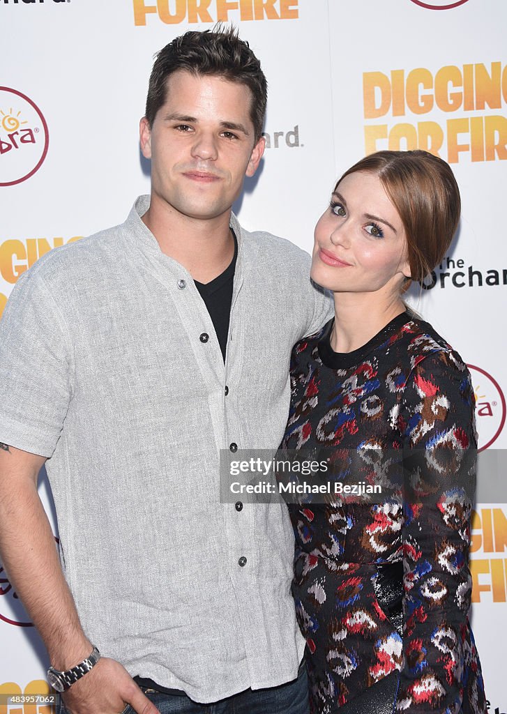Max Roden Actor Max Carver and Actress Holland Roden pose for portrait at Sabra ...