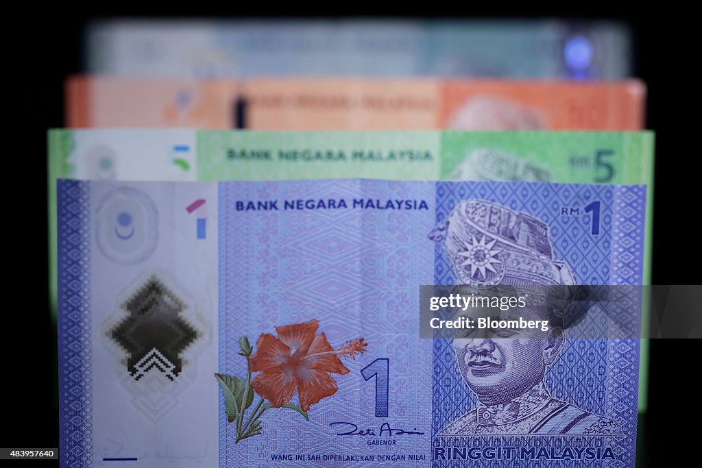 Malaysian Ringgit Banknotes As Ringgit Drops Most Since 1998