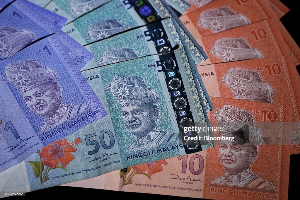 Malaysian Ringgit Banknotes As Ringgit Drops Most Since 1998