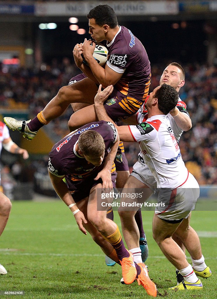 NRL Rd 23 - Broncos v Dragons