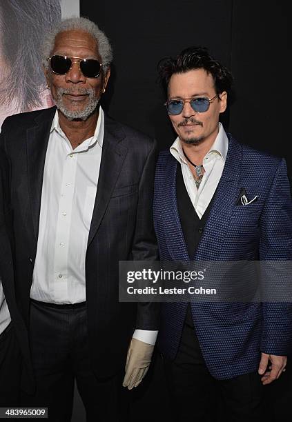 Johnny Depp Morgan Freeman Photos and Premium High Res Pictures - Getty