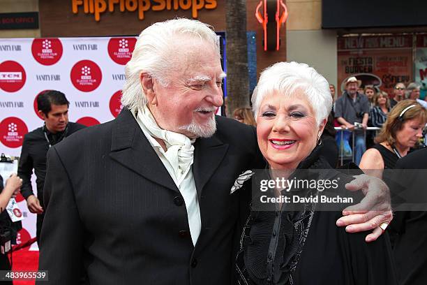 Actress Shirley Jones and actor Marty Ingels attends TCM Classic Film Festival - opening night gala of "Oklahoma!" at TCL Chinese Theatre IMAX on...