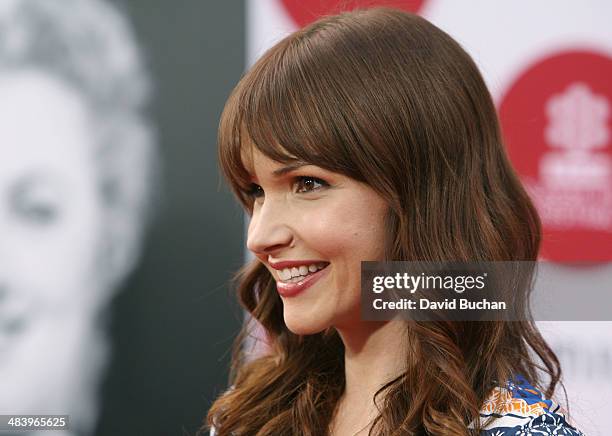 Actress Valerie Azlynn attends TCM Classic Film Festival opening night gala of "Oklahoma!" at TCL Chinese Theatre IMAX on April 10, 2014 in...