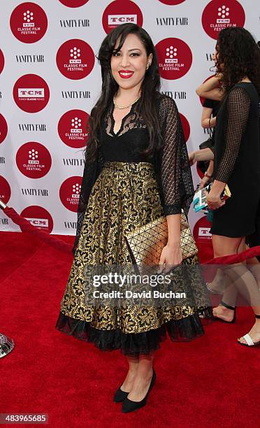 Ultimate Fan contest winner Tiffany Vazquez attends TCM Classic Film Festival opening night gala of "Oklahoma!" at TCL Chinese Theatre IMAX on April...