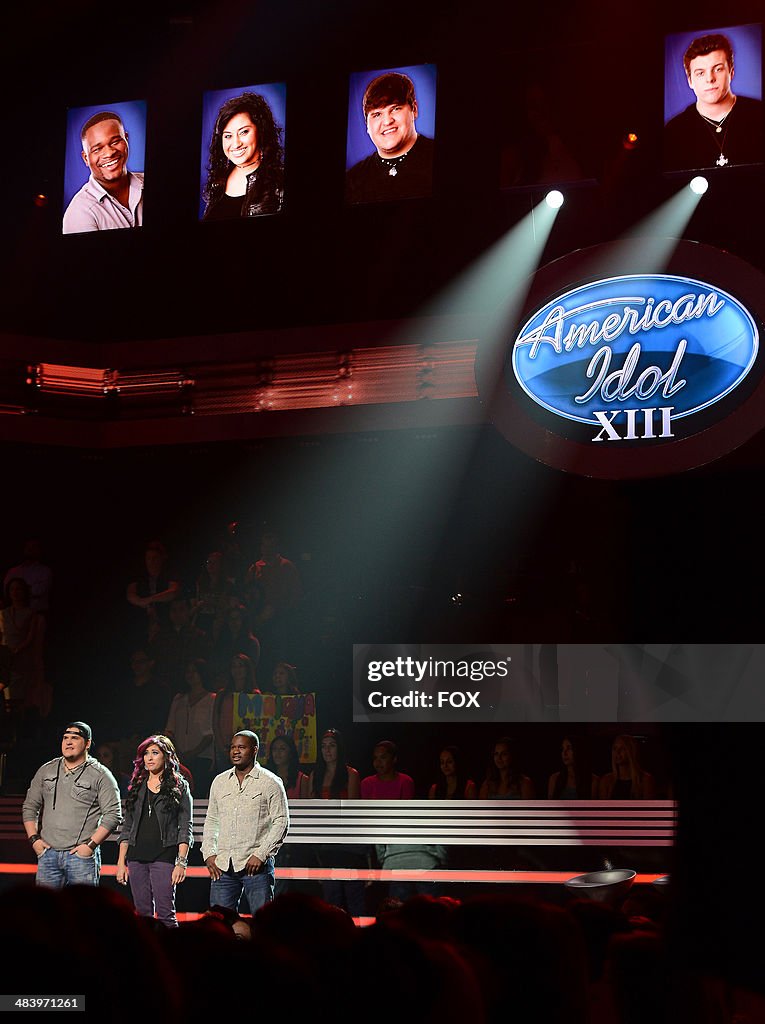 FOX's "American Idol" Season 13 - Top 8 To 7 Live Elimination Show Again