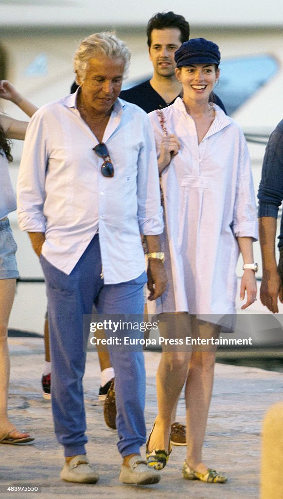 Anne Hathaway Sighting in Ibiza - August 13, 2015