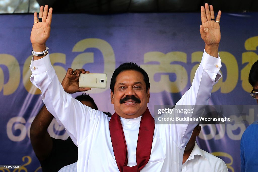 Final Day Of Campaigning In Sri Lanka Ahead Of General Election 2015