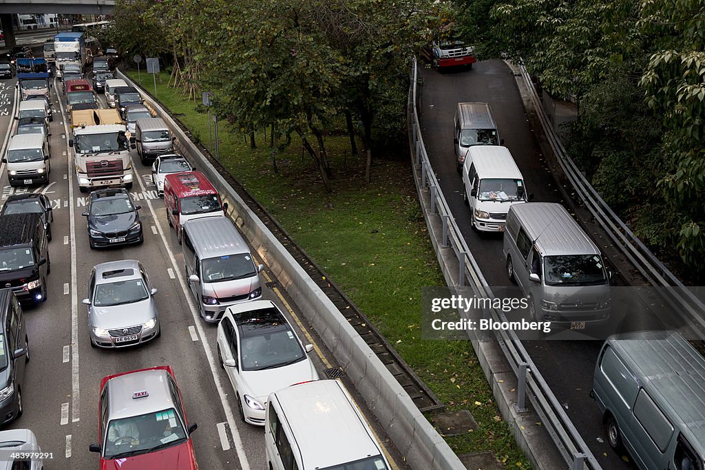 Images Of Traffic Ahead Of UN-Sponsored Intergovernmental Panel on Climate Change Report