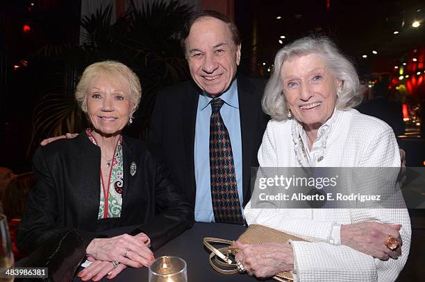 Elizabeth Sherman, songwriter Richard Sherman and choreographer Miriam Nelson attend the opening night gala screening of "Oklahoma!" during the 2014...