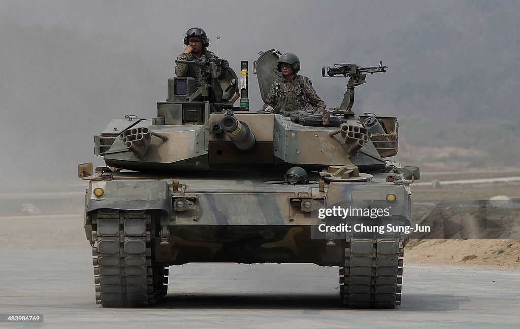 South Korea And U.S. Military Hold Live Fire Exercise