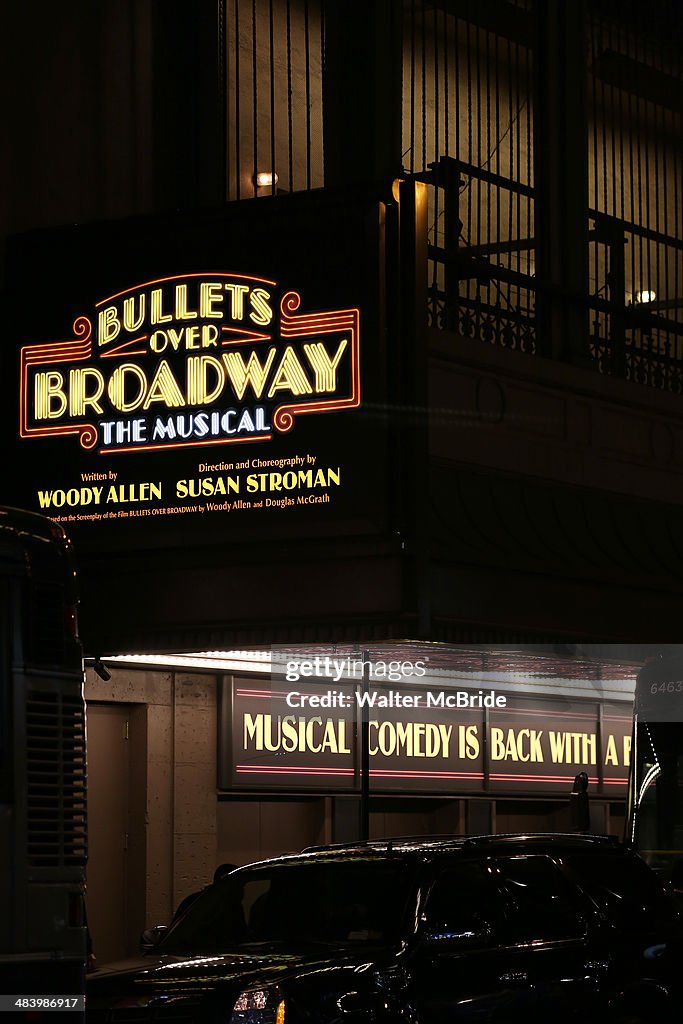 "Bullets Over Broadway" Opening Night Celebration - Arrivals And Curtain Call