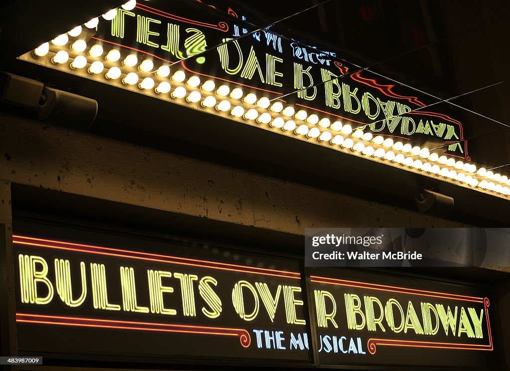 "Bullets Over Broadway" Opening Night Celebration - Arrivals And Curtain Call