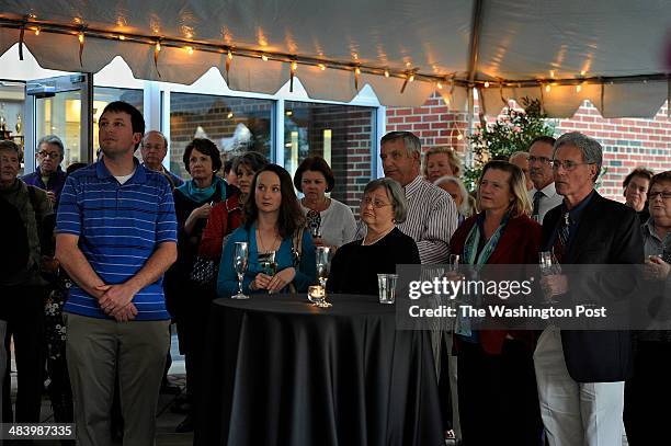 At the party for staff and volunteers there were plenty of somber faces as the head of the Stone Ridge School of the Sacred Heart Catherine Ronan...