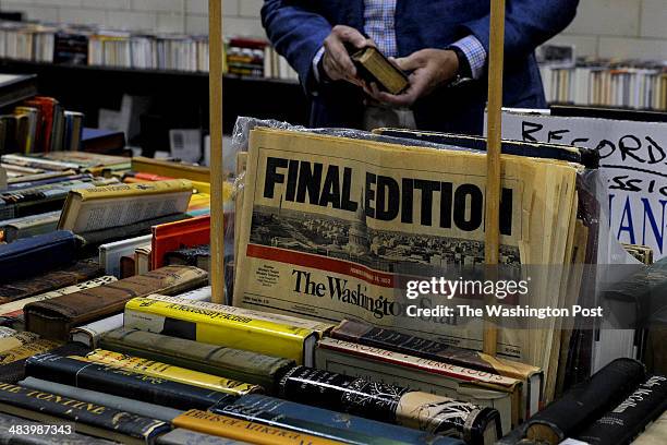 Final edition of the old Washington Star newspaper is for sale. Slightly ironic as this year is the last year for the book sale itself. After 46...