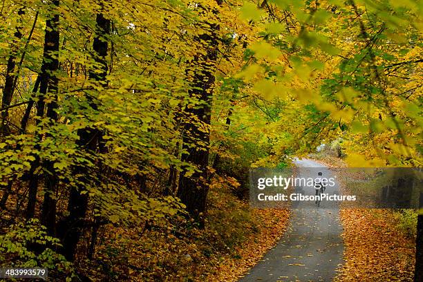 october road bicycling - racefiets stockfoto's en -beelden