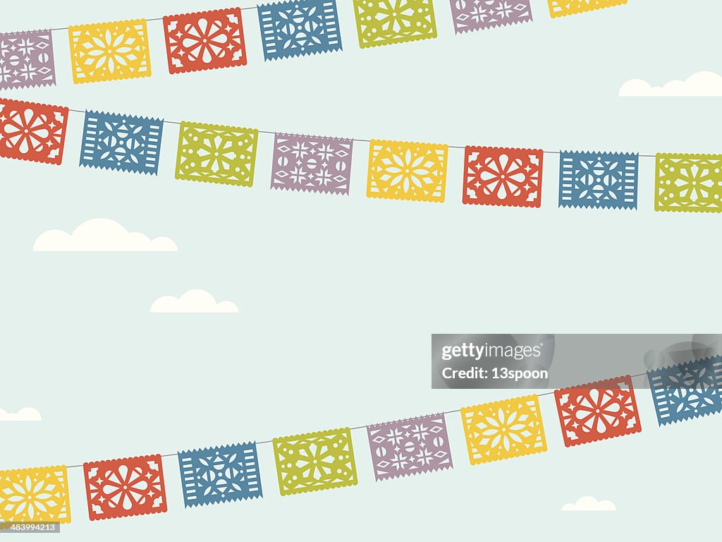 Flying Fiesta Flags
