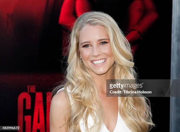 Cassidy Gifford attends the premiere of 'The Gallows' at Hollywood High School on July 7, 2015 in Los Angeles, California.