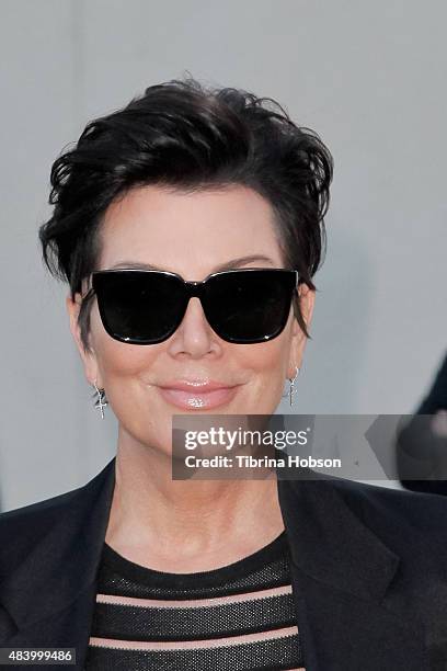 Kris Jenner attends the premiere of 'The Gallows' at Hollywood High School on July 7, 2015 in Los Angeles, California.