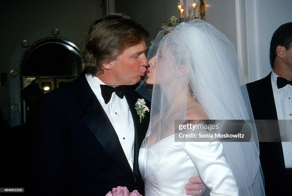 Donald Trump And Marla Maples Wedding