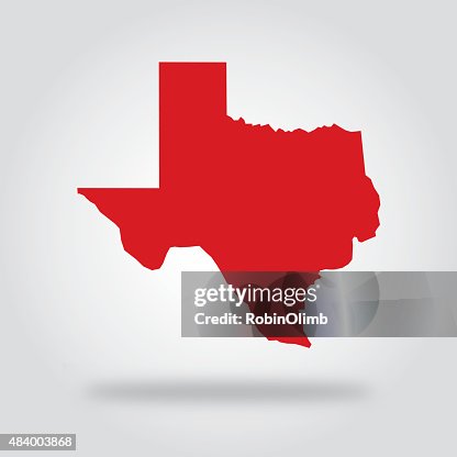 Texas Red State Icon Texas Red State Icon