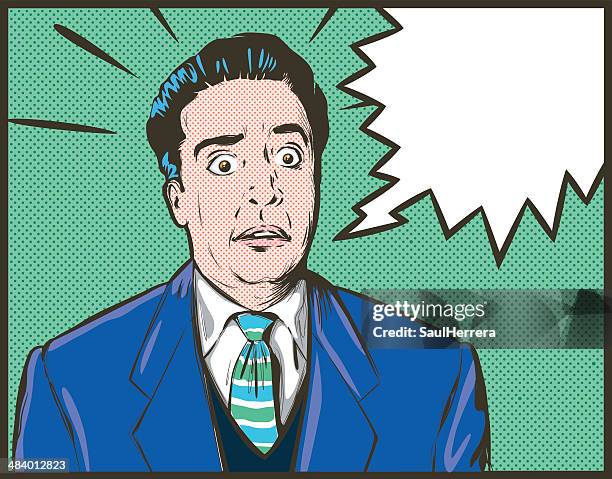 schockiert mann - terrified stock-grafiken, -clipart, -cartoons und -symbole