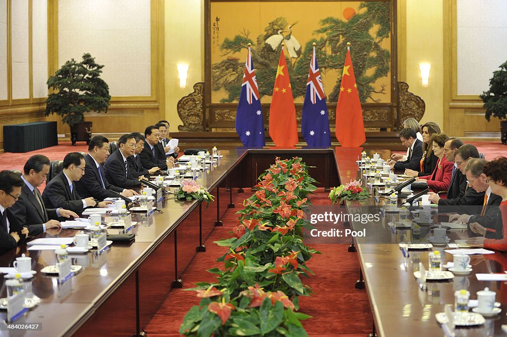 Australian Prime Minister Tony Abbott Visits China