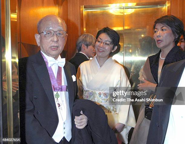 Nobel Prize in Chemistry laureate Akira Suzuki is seen at the hotel ahead of the Nobel Prize Award Ceremony on December 10, 2010 in Stockholm, Sweden.