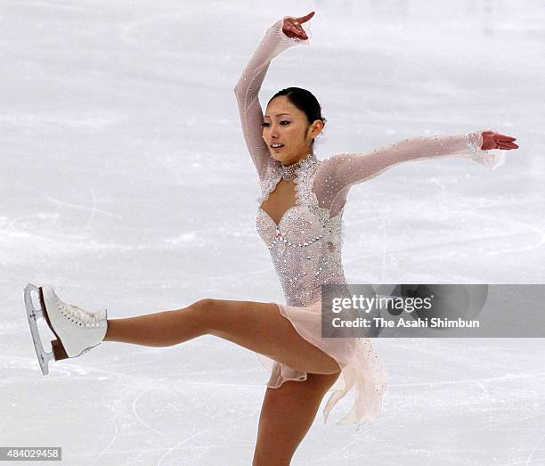 Miki Ando competes in the Women's Singles Short Program during day two of the All Japan Figure Skating Championships at Big Hat on December 25, 2010...