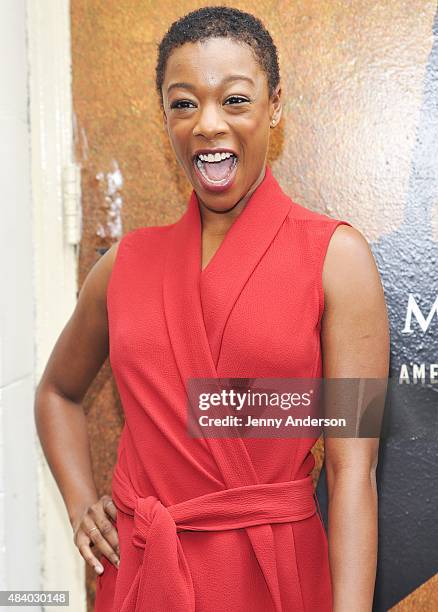 Samira Wiley attends "Hamilton" Broadway Opening Night at Richard Rodgers Theatre on August 6, 2015 in New York City.